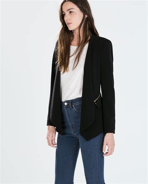 zara petite blazer.